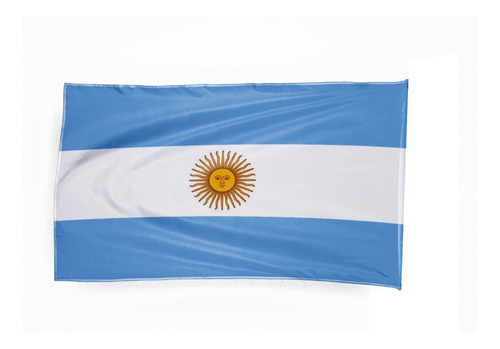 Bandera Argentina Con Sol Para Colgar 50x70cm