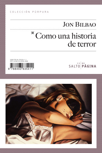 Libro- Como Una Historia De Terror -original