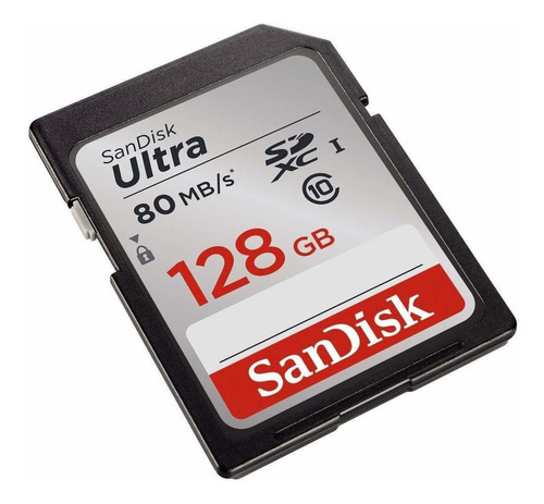 Sandisk Ultra Tarjeta De Memoria Sdxc Uhs-i Hasta 80 mb/s, 1