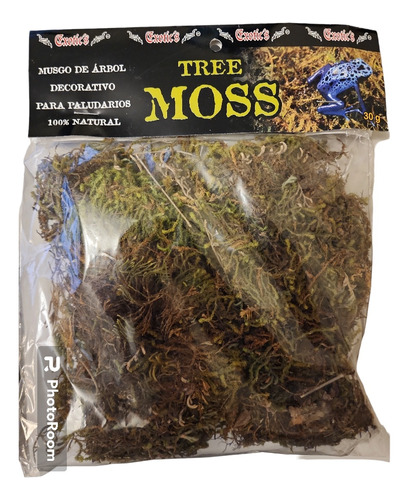 Tree Moss Musgo De Arbol Natural Para Terrario 30g