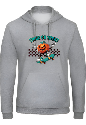 Sudadera Hoodie Unisex Dulce O Truco Calabaza