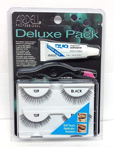 Ardell Deluxe Pack De 109 Pestañas, Negro