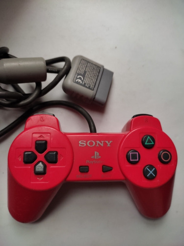 Control Rojo Original Ps1 Primera Generación (Usado)