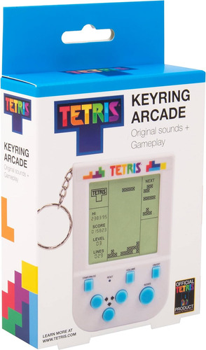 Juego De Arcade Portátil De Tetris Keyring - Juego De Tetris