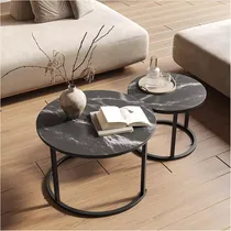 Comprar Juego De 2 Mesa De Centro Para Sala, Mesa De Centro Redonda,mesa De Centro Madera,mesa Redonda De Madera,,mesa De Centro Redonda ,mesas De Centro Para Salas Pequeñas Modernas