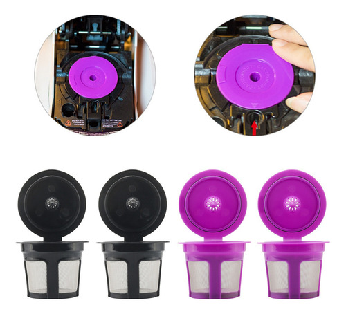 B Filtros De Cápsulas De Café Reutilizables Y Recargables K