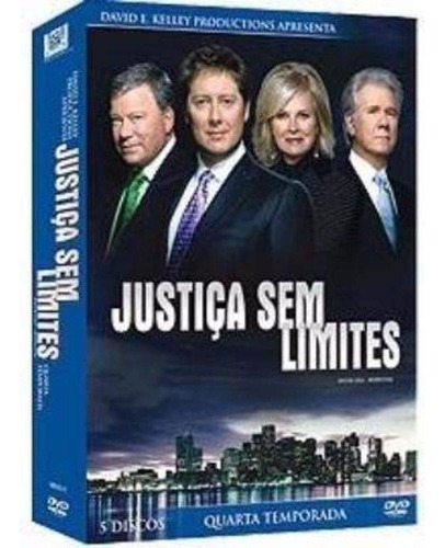 Dvd - Box Justiça Sem Limites: Quarta Temporada - 5 Discos