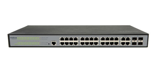 Switch Gerenciavel 24p Giga Sg 2404 Poe L2+