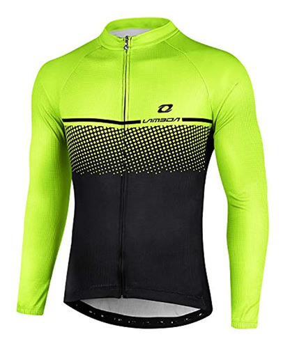 Camiseta De Ciclismo Para Hombre Amarillo-negro Marca Lameda