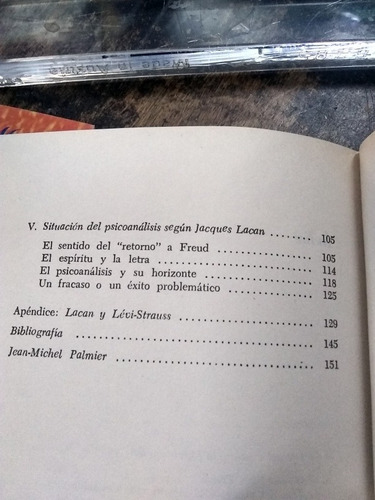 Lacan: Lo Simbólico Y Lo Imaginario - J.m. Palmier (1971) (Usado)