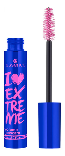 Máscara de pestañas impermeable I Love Extreme Volume Essence, color negro