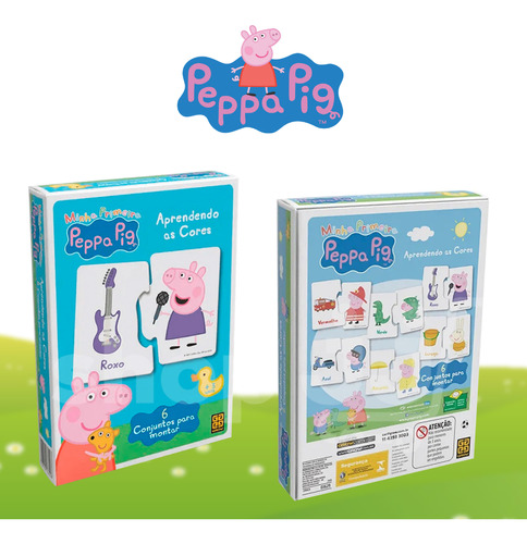 Jogo Educacional Aprendendo Cores Peppa Pig Infantil Menina