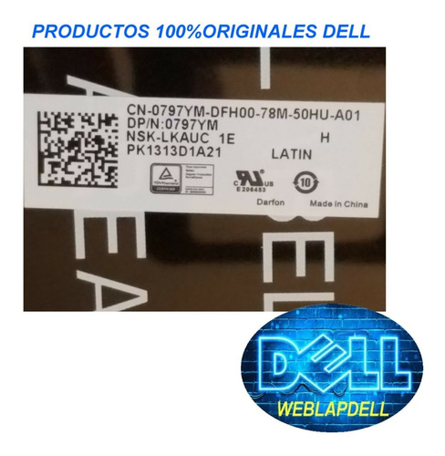 Teclado Original  Dell Latitude  E5450 Cn-0797ym Facturado 