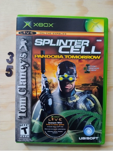 Splinter Cell Pandora Tomorrow Xbox Clásico 