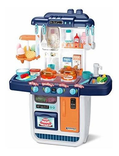 Juguete Cocina Niños Cute Stone Little Kitchen Playset,