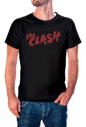 Polera The Clash Hombre 100% Algodón