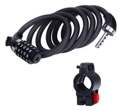 Cable de seguridad para candado de bicicleta de 4Ft para