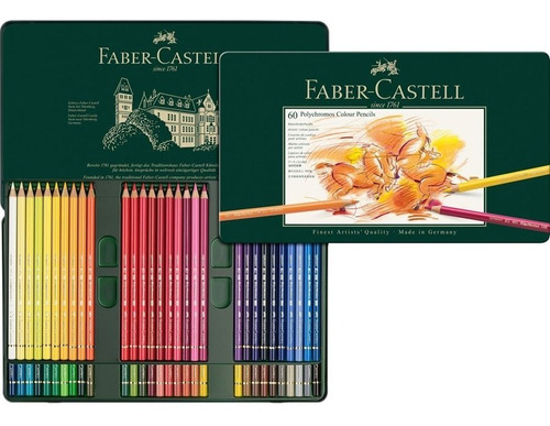 Lapices Faber-castell Polychromos.  X 60 Colores 