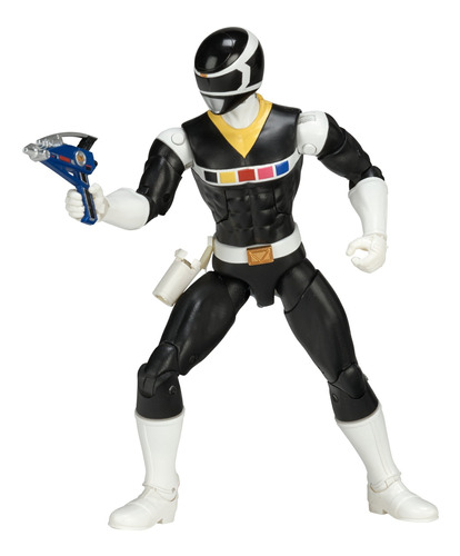 En El Espacio Figura Black Ranger Legacy De 6.5