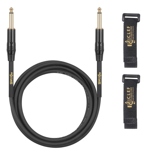 Clef Audio Labs Cable Para Guitarra De Instrumento, 15 Pies