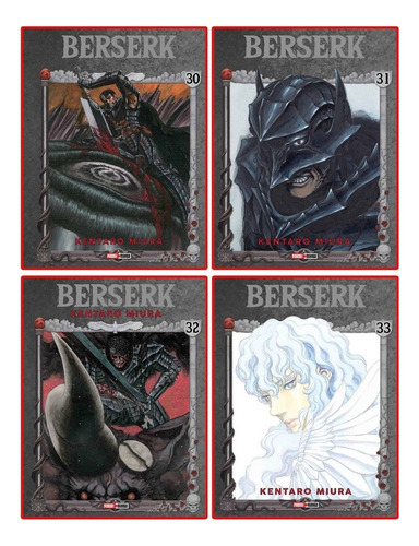 Combo Berserk 30, 31, 32 Y 33 - Manga