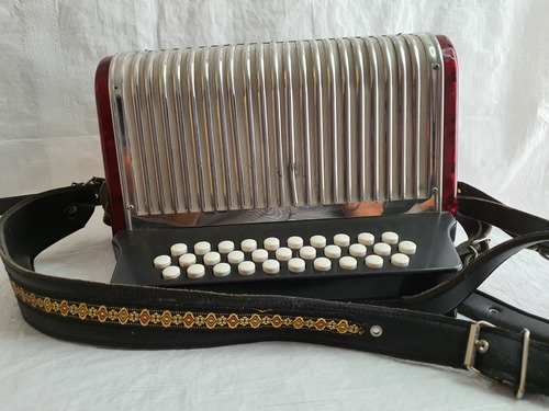 Imagen 3 de 4 de Acordeon Hohner Corona 2 Funcionando Perfecto Sin Detalles