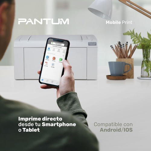 Imagen 5 de 10 de Impresora Pantum Hero P2509w Con Wifi 220v - 240v Gris