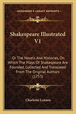 Libro Shakespeare Illustrated V1: Or The Novels And Histo...
