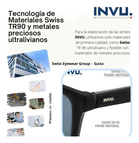 Imagen 6 de 6 de Lentes De Sol. Gafas Invu B1205 Ultra Polarizados Uv400