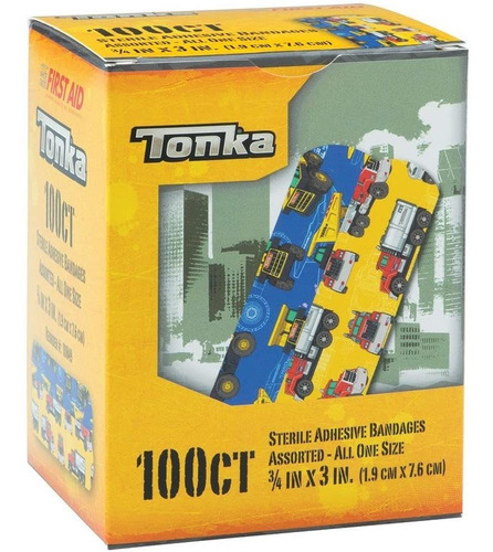 Tonka Vendajes - Primeros Auxilios - 100 Por Paquete