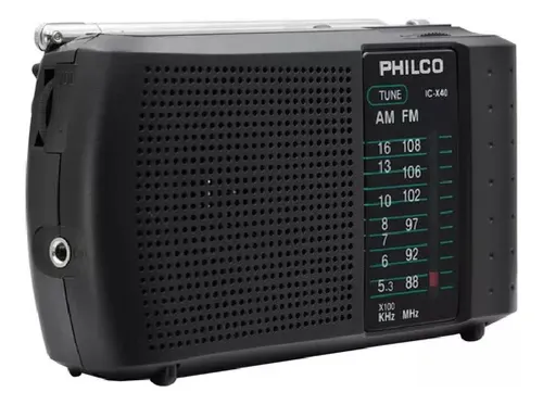 Radio Portatil Philco Icx-40 C/audifono