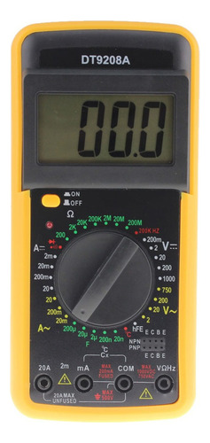 Medidor De Capacitancia Dt-9208a, Probador De Condensadores