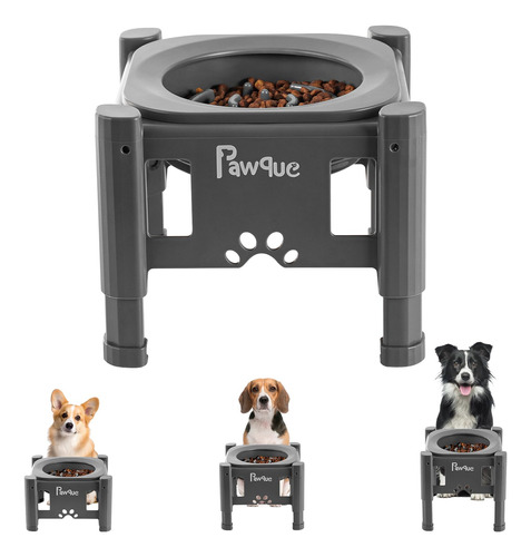 Pawque Cuencos Elevados De Comida Lenta Para Perros De 35 On