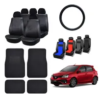 Comprar Fundas Cubre Asiento T Etios + Alfmbr 4p Felpa N + C\u002Fvolante