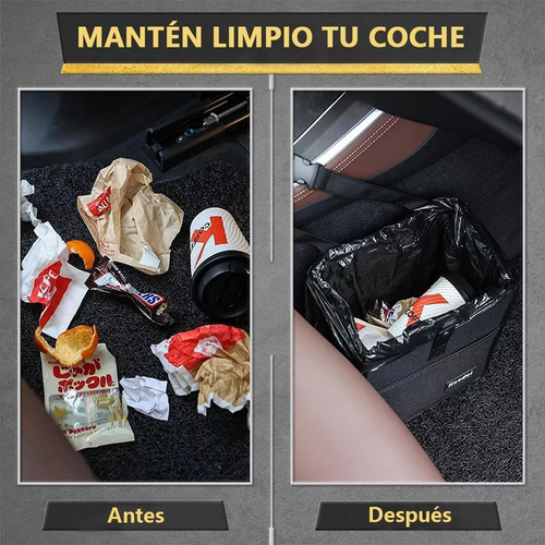 Mini Bote De Basura Para Auto, Cubo De Basura Para Coche,