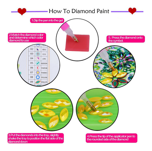 K Kit Completo De Taladros For Pintar Diamantes En 5d Con