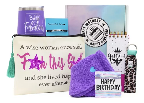Divertidos regalos de cumpleaños para mujeres, mejor amiga, juego de regalo  de vaso de vino, 'Chica