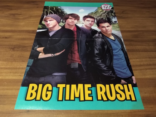 (s064) Poster Big Time Rush * 42 X 28 (Usado)