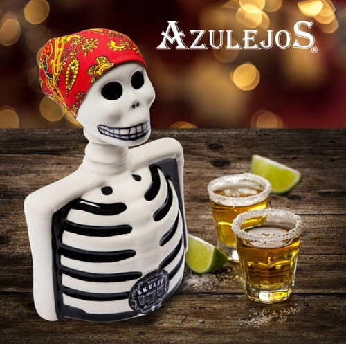 Tequila Skelly By Azulejos Blanco Ultra Premium
