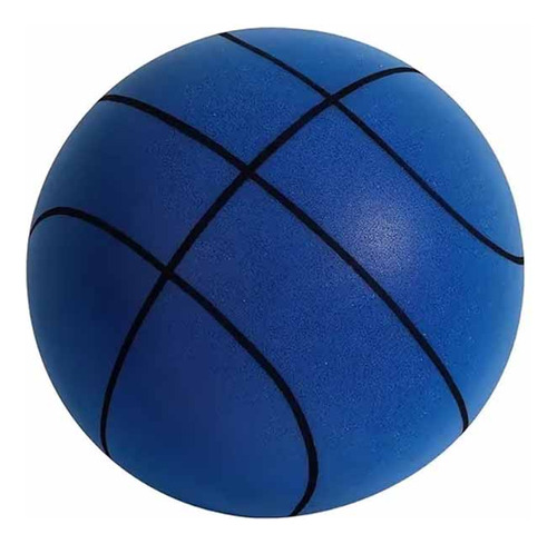 Basquete silencioso, fácil de segurar e pular, 24 cm, cor azul-24 cm