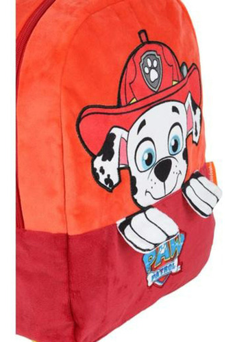 Mochila Escolar Infantil Luxcel Patrulha Canina Vermelha Is4