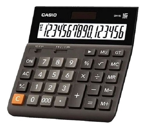 Calculadora Casio MH-16 16 Dig Negra escritorio