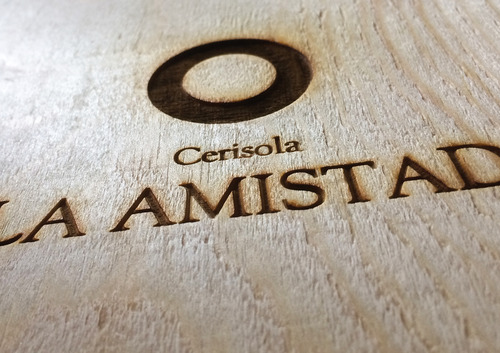 Caja Madera Tapa Corrediza 1 Botella Vino / Grabado Mín 6 Ud