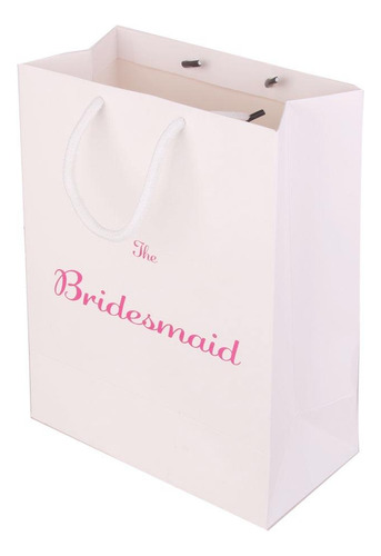 Paquete De 4, La , Bolsa De Papel Estampado Con Asa