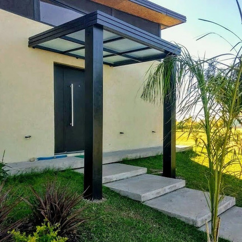 Pergola De Hierro Y Vidrio
