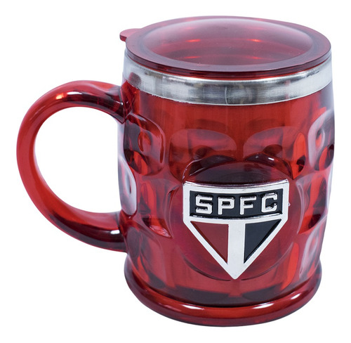 Caneca Térmica São Paulo 500ml Vermelha