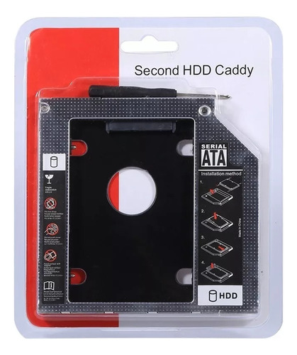 Caddy Case Gaveta Drive Dvd Para Hd Ssd Notebook 9.5 Ou 12.7
