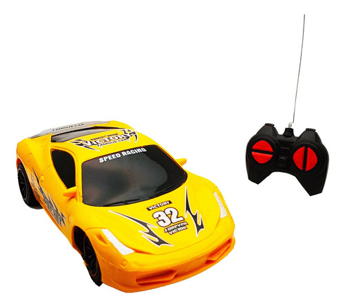 Carro Racing Recargable Juguete Niños Control + Baterias