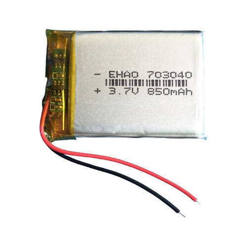 Bateria P/ Intercomunicador 6 Riders V6 2 Fios 703040 850 2