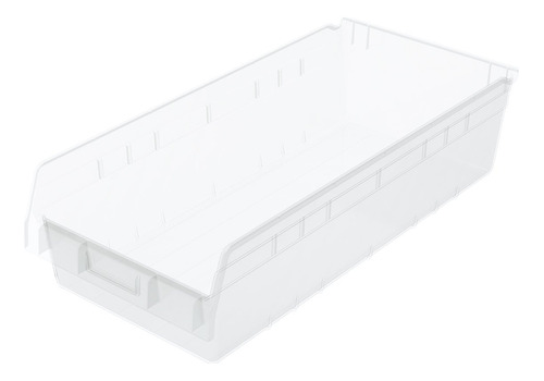 Akro-mils Shelfmax Cubo Basura Plastico Para Estante Largo